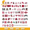 Ohio state buckeyes logo bundle svg, ohio state buckeyes football svg