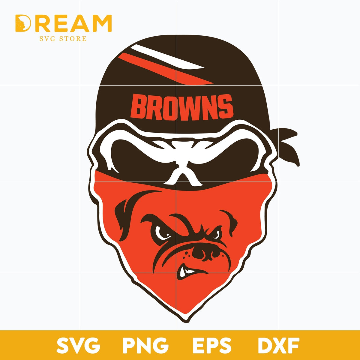 Cleveland Browns skull svg, Browns skull svg, Nfl svg, png, dxf, eps digital file NFL01112029L