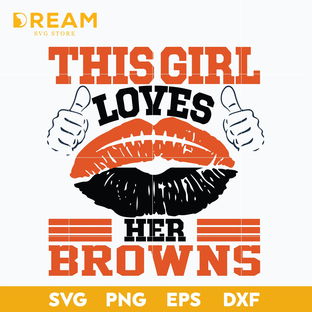 This girl loves her browns svg, Cleveland Browns svg, Browns svg, Nfl svg, png, dxf, eps digital file NFL01112036L