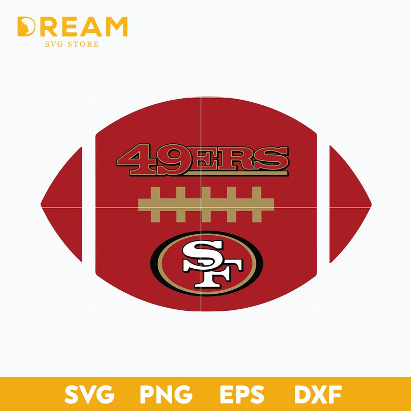 San francisco 49ers svg, 49ers svg, Nfl svg, png, dxf, eps digital file NFL0710202030L