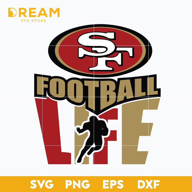 San francisco 49ers svg, 49ers svg, Nfl svg, png, dxf, eps digital file NFL0710202034L