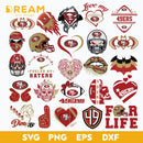 San francisco 49ers bundle svg, 49ers bundle svg, Nfl svg, png, dxf, eps digital file NFL0710202048L