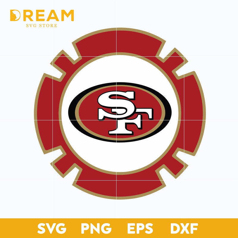 San francisco 49ers svg, 49ers svg, Nfl svg, png, dxf, eps digital file NFL071020209L