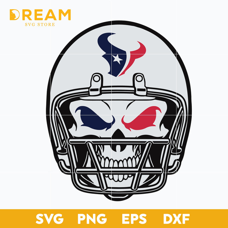 Houston texans skull svg, Texans skull svg, Nfl svg, png, dxf, eps digital file NFL10102010L