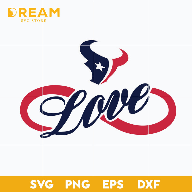 Houston texans love svg, Texans svg, Nfl svg, png, dxf, eps digital file NFL10102028L