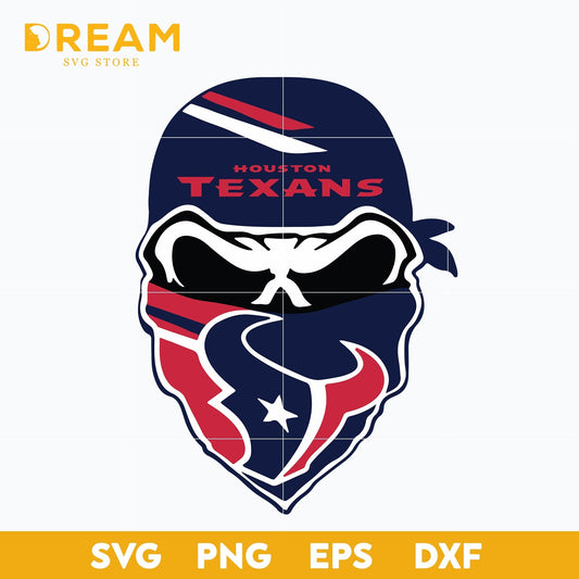 Houston texans skull svg, Texans skull svg, Nfl svg, png, dxf, eps digital file NFL10102030L