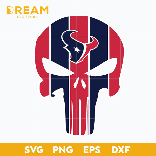 Houston texans skull svg, Texans skull svg, Nfl svg, png, dxf, eps digital file NFL10102031L