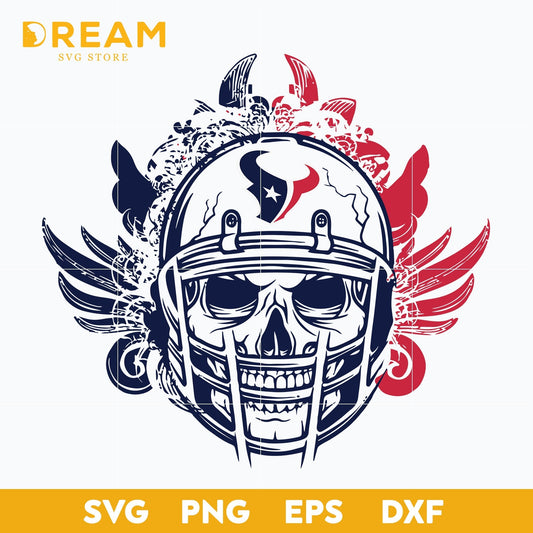 Houston texans skull svg, Texans skull svg, Nfl svg, png, dxf, eps digital file NFL1010207L