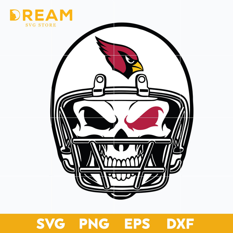 Arizona Cardinals skull svg, skull Cardinals svg, Nfl svg, png, dxf, eps digital file NFL11102013L