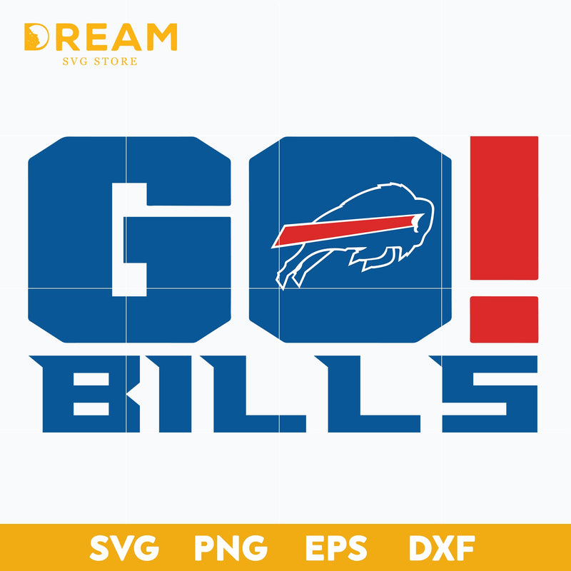 Go Bills svg, Buffalo Bills svg, Bills svg, Nfl svg, png, dxf, eps digital file NFL13102018L