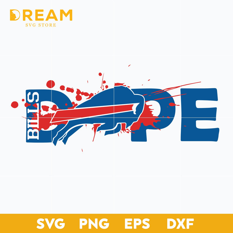 Dope Buffalo Bills svg, Bills svg, Nfl svg, png, dxf, eps digital file NFL13102036L