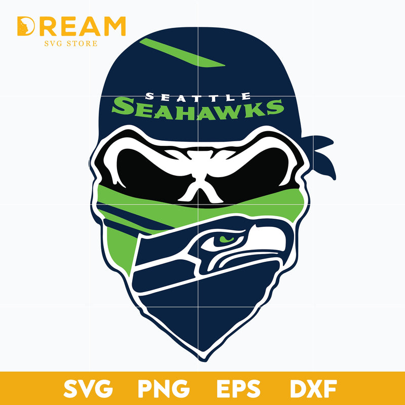 Seattle Seahawks skull svg, seahawks skull svg, Nfl svg, png, dxf, eps digital file NFL16102014L