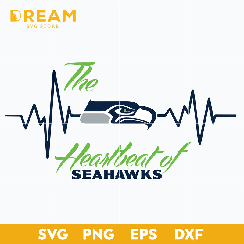 The heartbeat of seahawks svg, seattle Seahawks svg, seahawks svg, Nfl svg, png, dxf, eps digital file NFL1610201L