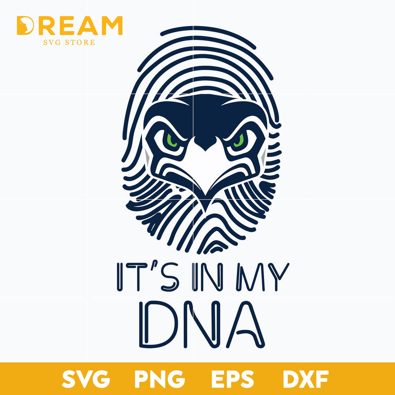 It's in my DNA seahawks svg, Seattle Seahawks heart svg, seahawks heart svg, Nfl svg, png, dxf, eps digital file NFL1610206L