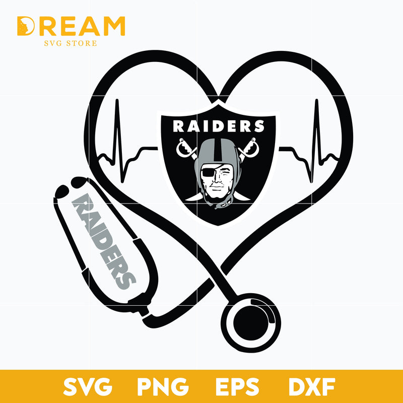 Las Vegas Raiders heart svg, Raiders heart svg, Nfl svg, png, dxf, eps digital file NFL18102022L