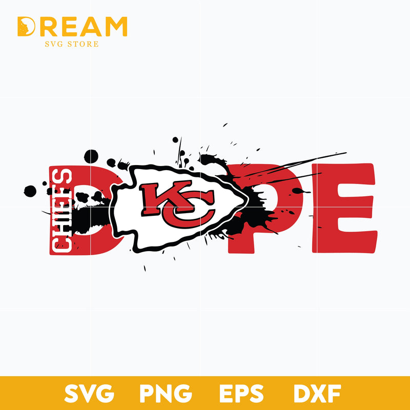 Dope Kansas City Chiefs svg, Chiefs svg, Nfl svg, png, dxf, eps digital file NFL21102035L