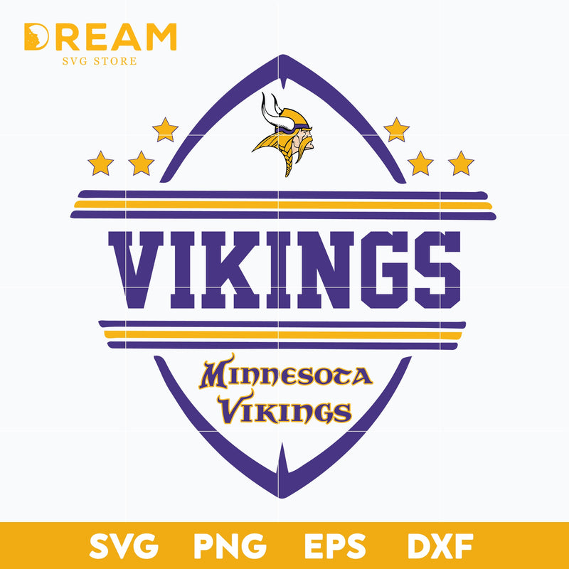 Minnesota Vikings svg, Vikings svg, Nfl svg, png, dxf, eps digital file NFL23102020L