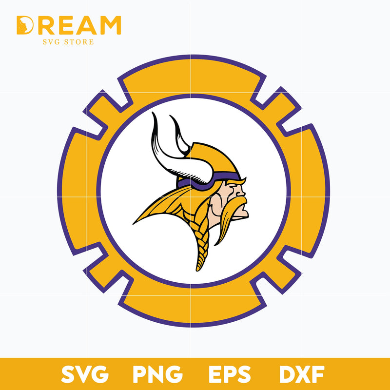 Minnesota Vikings svg, Vikings svg, Nfl svg, png, dxf, eps digital file NFL2310209L