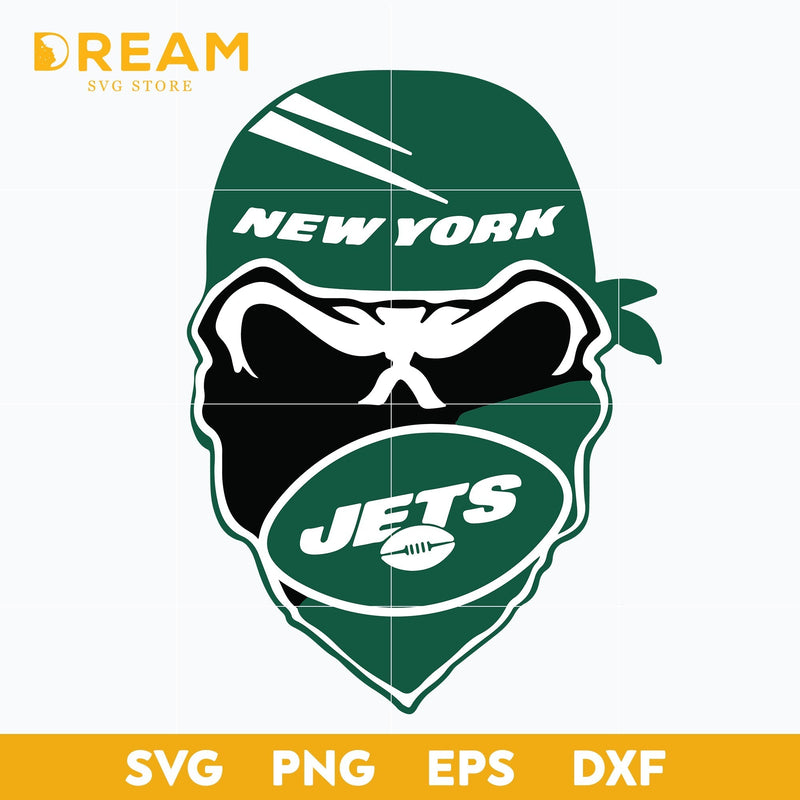 New York Jets skull svg, Jets skull svg, Nfl svg, png, dxf, eps digital file NFL24102013L