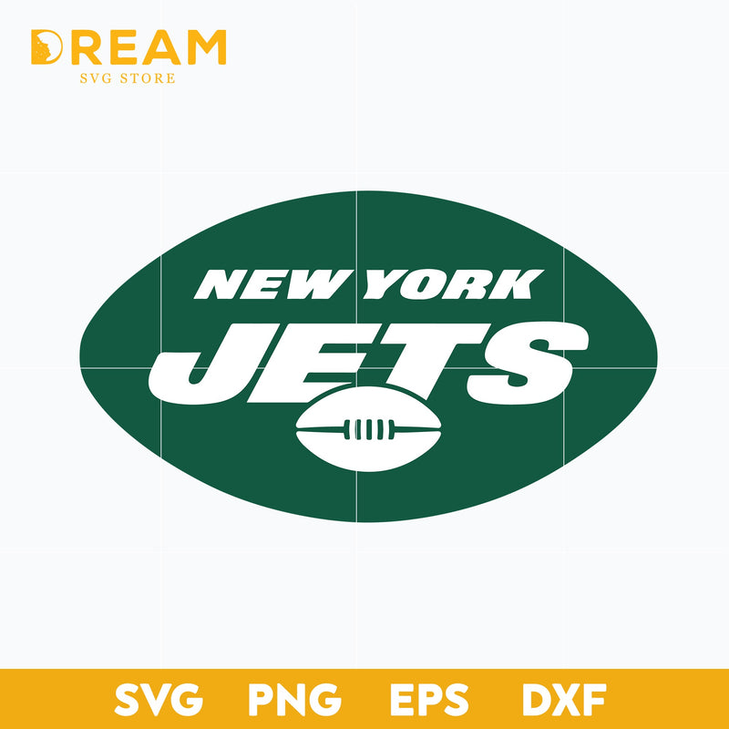 New York Jets logo svg, Jets svg, Nfl svg, png, dxf, eps digital file NFL24102033L