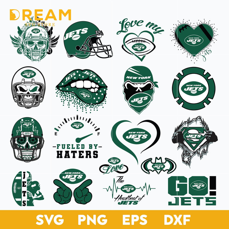 New York Jets bundle svg, Jets svg, Nfl bundle svg, png, dxf, eps digital file NFL24102034L