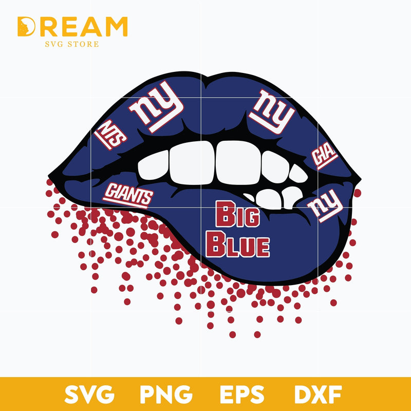 New York Giants lip svg, Giants lip svg, Nfl svg, png, dxf, eps digital file NFL25102017L