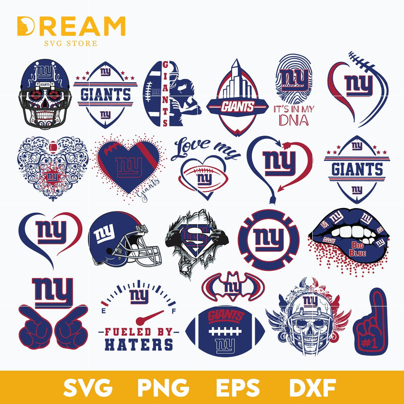 New York Giants bundle svg, Giants bundle svg, Nfl svg, png, dxf, eps digital file NFL25102041L