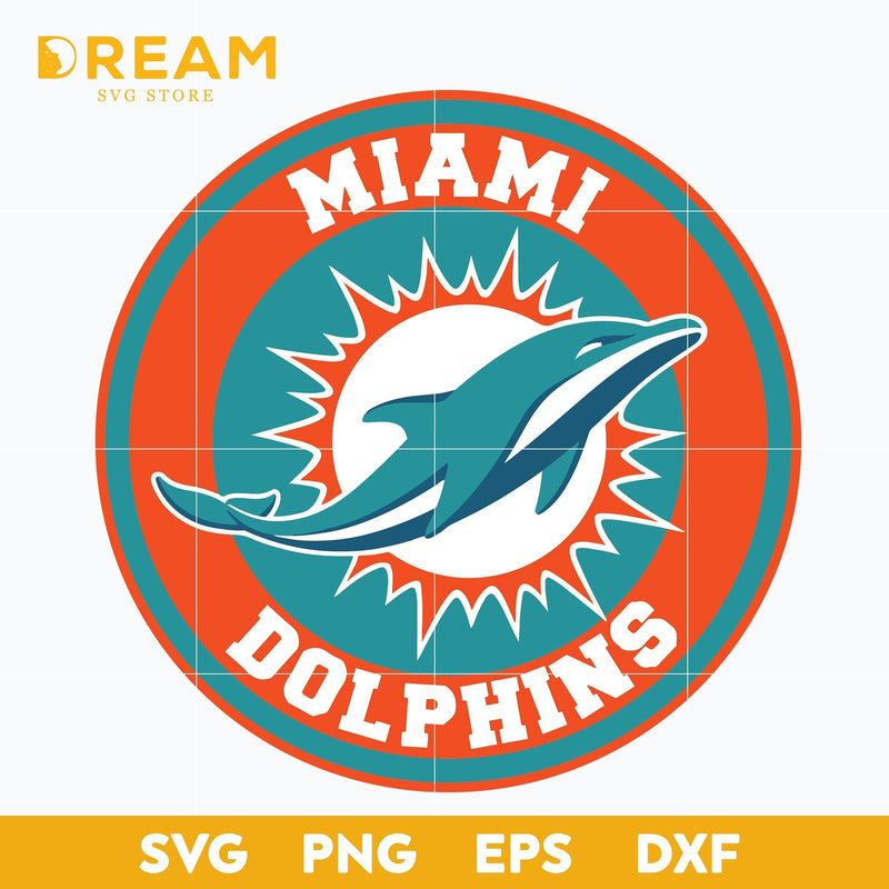 Miami Dolphins svg, Dolphins svg, Nfl svg, png, dxf, eps digital file NFL27102034L