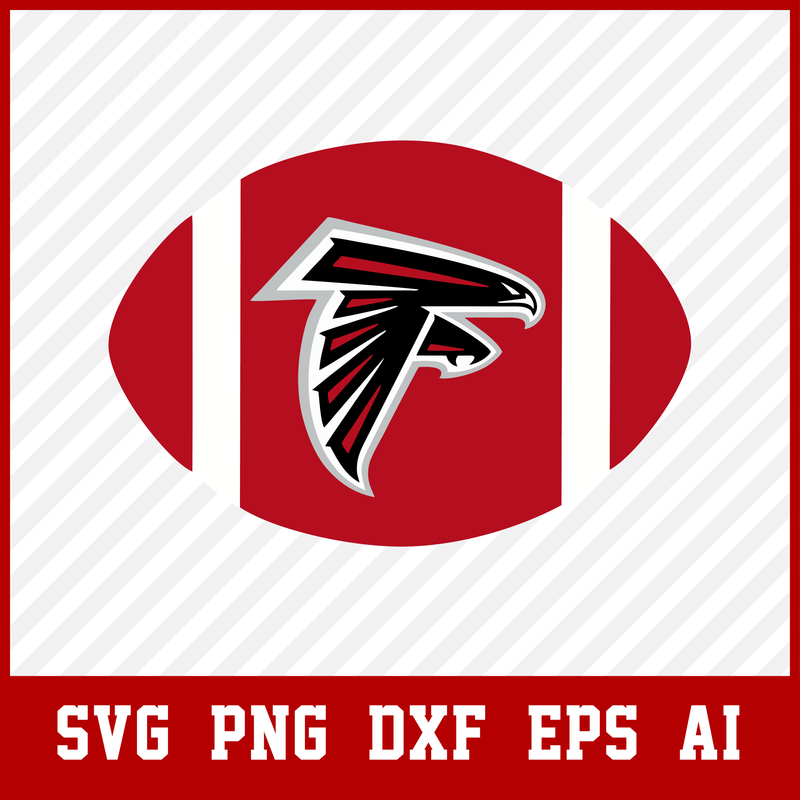 Atlanta Falcons SVG, NFL Atlanta Falcons Sports Logo, Football cut file for cricut, ClipArt, Digital Files, vector, eps, ai, dxf, png