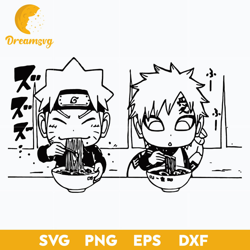 Naruto And His Best Friend Svg, Ramen Svg, Ramen Noodles Svg, Love Anime Svg, Manga Svg, Anime Svg, png, eps, dxf digital download.