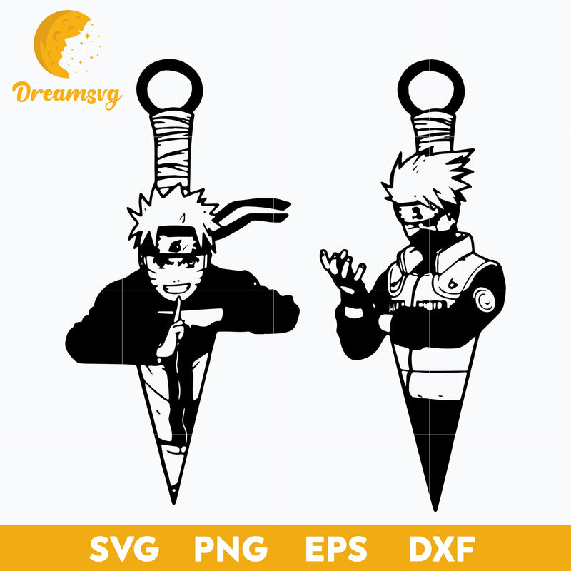 Naruto Kunai Svg, Kakashi And Naruto Svg, Naruto Cartoon Svg, Naruto Svg, Anime Japanese Svg, Anime Svg, png, eps, dxf digital download.