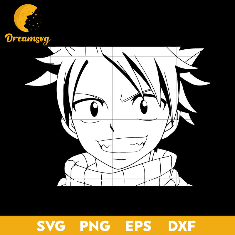 Natsu Dragneel Svg, Fairy Tail Svg, Fairy Tail Anime Svg, Love Anime Svg, Japanese Svg, Anime Svg, png, eps, dxf digital download.