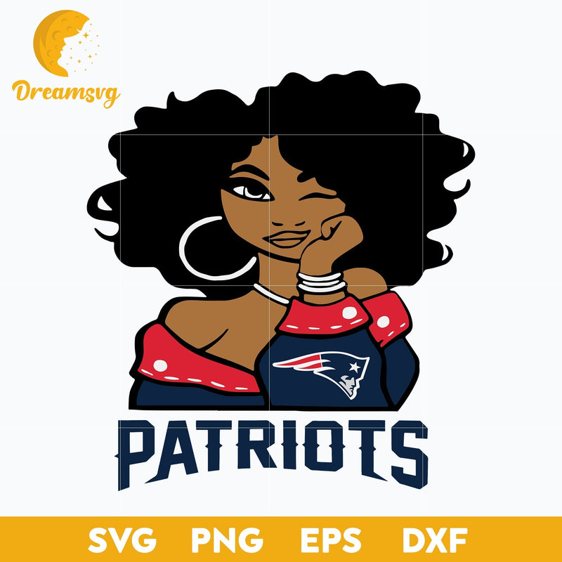 New England Patriots Girl Nfl Svg, New England Patriots Svg, Sport Svg, Nfl Svg, Png, Dxf, Eps Digital File.