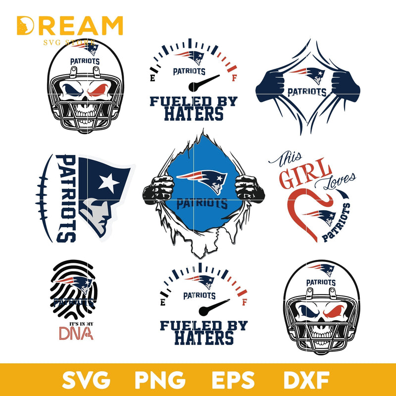 New England Patriots bundle svg, New England Patriots svg, NFL svg, png, dxf, eps digital file