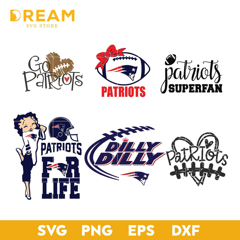 New England Patriots bundle svg, New England Patriots svg, NFL svg, png, dxf, eps digital file