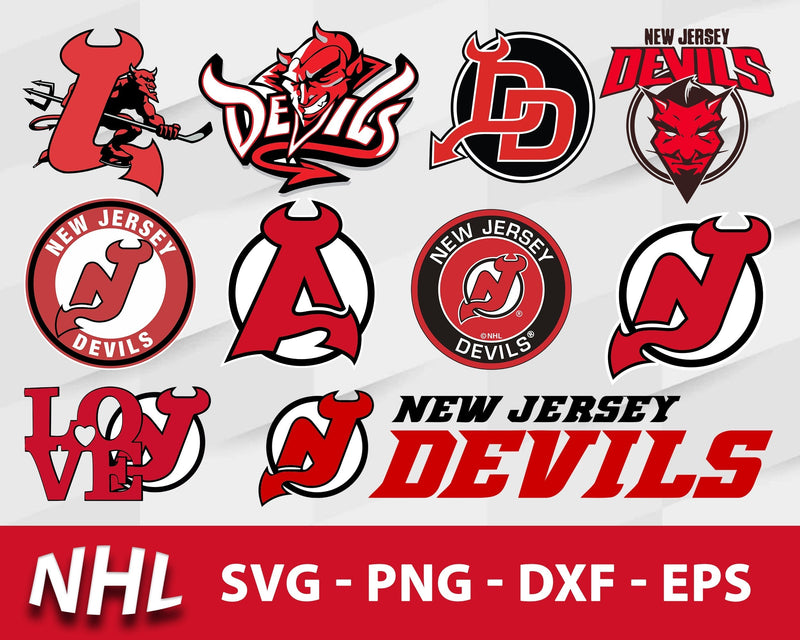 New Jersey Devils Svg Bundle, New Jersey Devils Svg, Sport Svg, Nhl Svg, Png, Dxf, Eps Digital File.