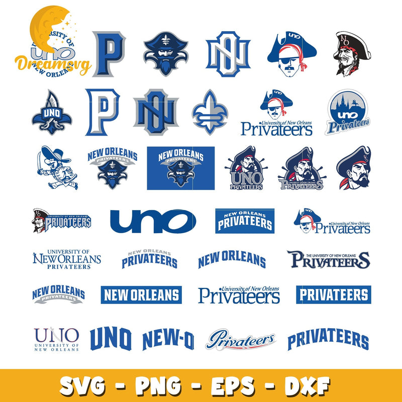 New orleans privateers logo bundle svg, new orleans privateers svg