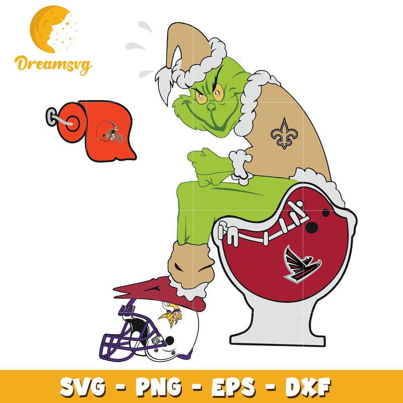 New Orleans Saints Grinch Best svg, ncaa svg, christmas svg