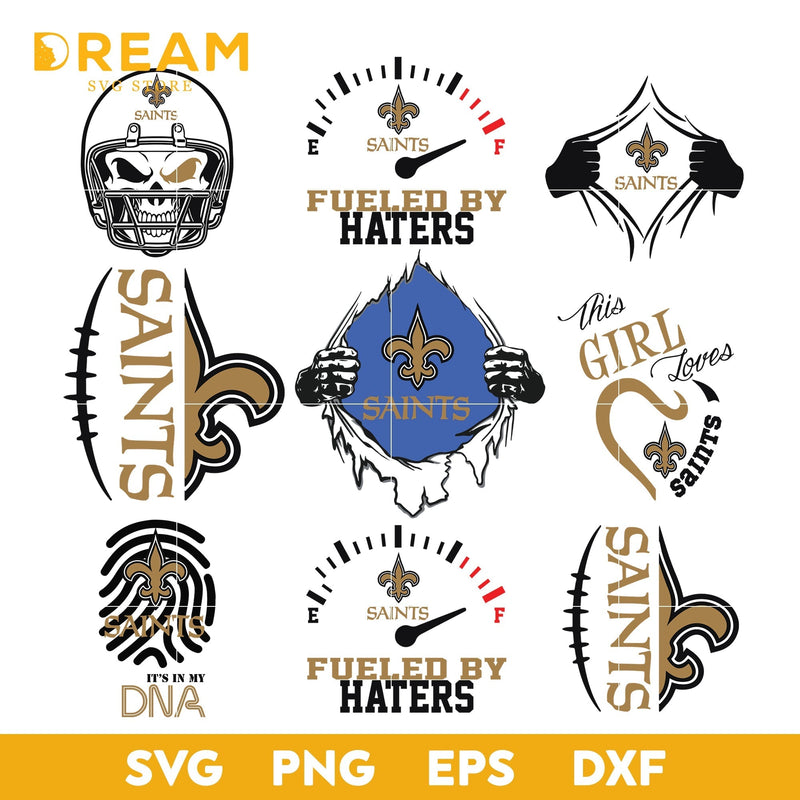 New Orleans Saints bundle svg, New Orleans Saints svg, NFL svg, png, dxf, eps digital file