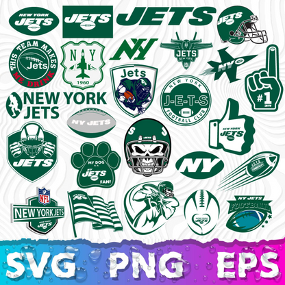 New York Jets Logo SVG, NY Jets PNG Logo Transparent, SVG Cut Files For Cricut / Silhouette