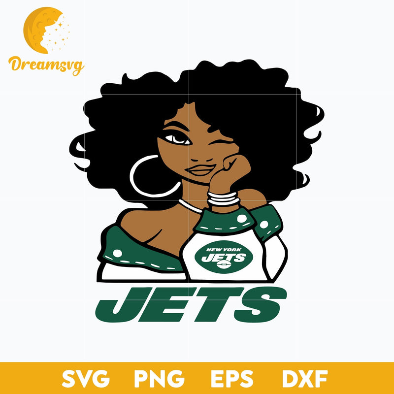 New York Jets Girl Nfl Svg, New York Jets Svg, Sport Svg, Nfl Svg, Png, Dxf, Eps Digital File.