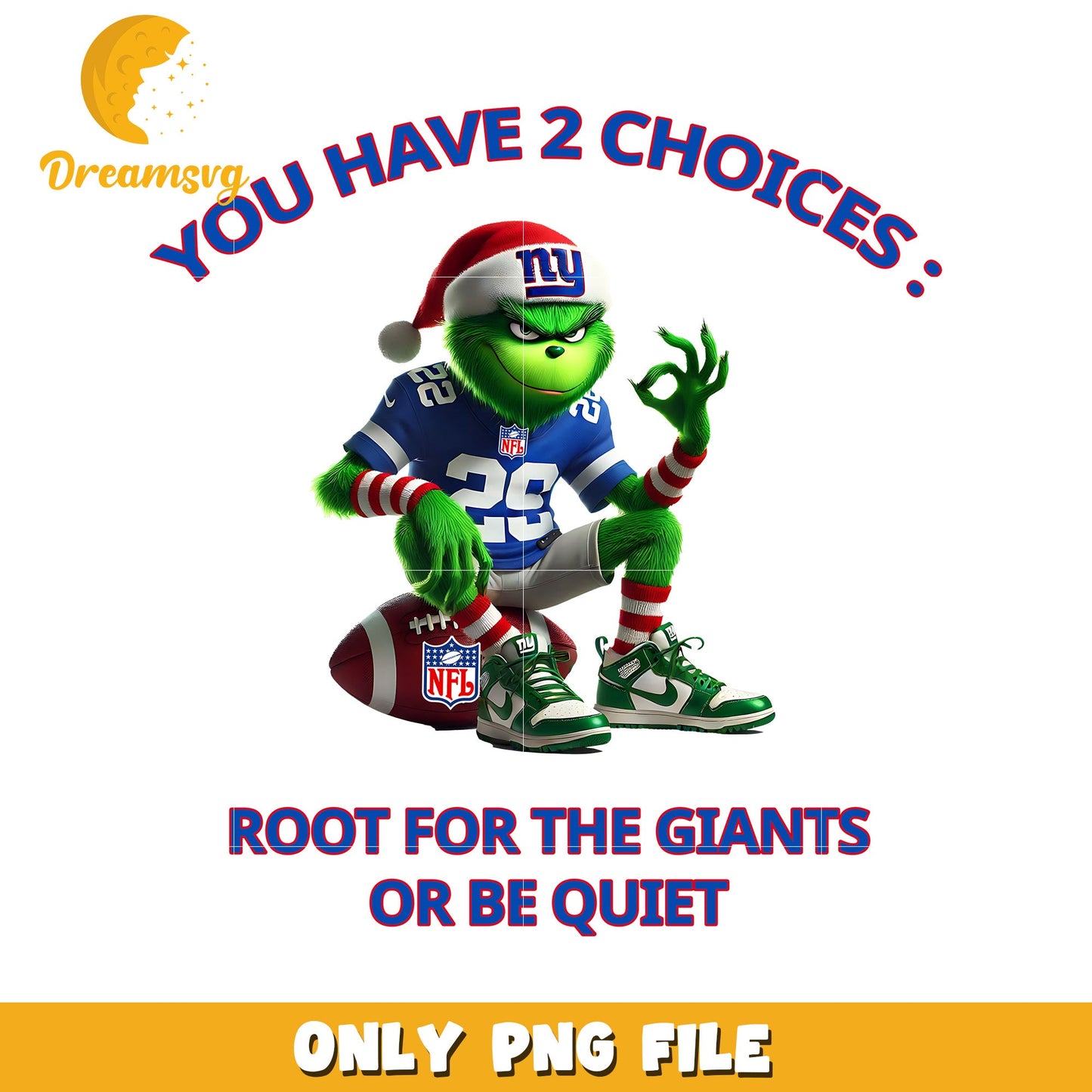 New york giants grinch png, american sports png, nfl plus png
