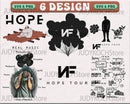 Nf Hope Tour 2023 Png, Nf Rapper Shirt, Hope Tour Merch