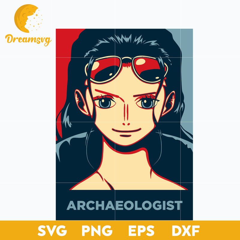 Archaeolgist Svg, Nico Robin Svg, One Piece Svg, One Piece Anime Svg, Anime Svg, png, eps, dxf digital download.