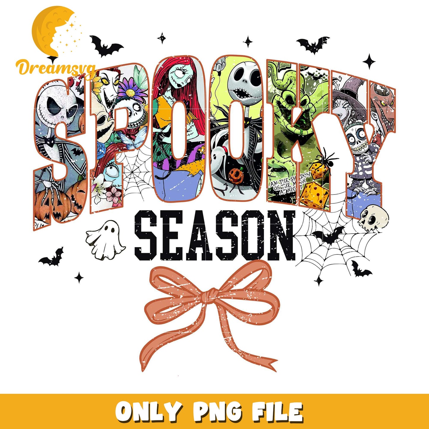 Nightmare on main street png, costumes in halloween png, spooky season png