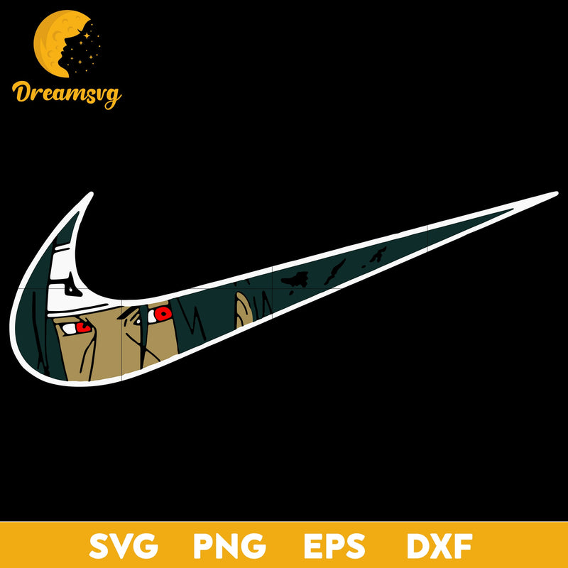 Nike x Itachi Svg, Nike Svg, Naruto Anime Svg, Naruto Svg, Anime Manga Svg, Anime Svg, png, eps, dxf digital download.