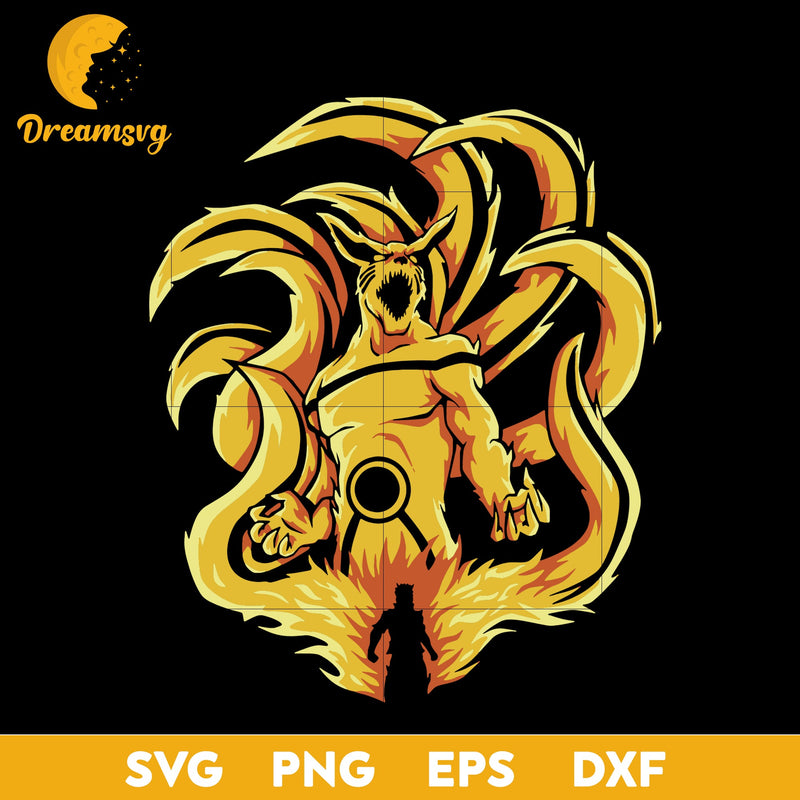 Nine Tailed Lake Svg, Anime Manga Svg, Manga Svg, Japanese Svg, Anime Svg, png, eps, dxf digital download.