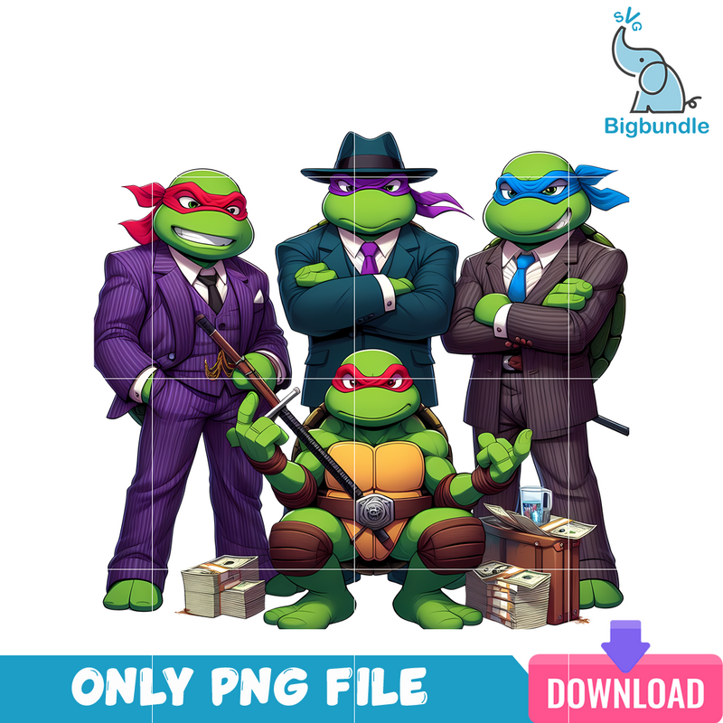 Ninja Turtle Suit PNG