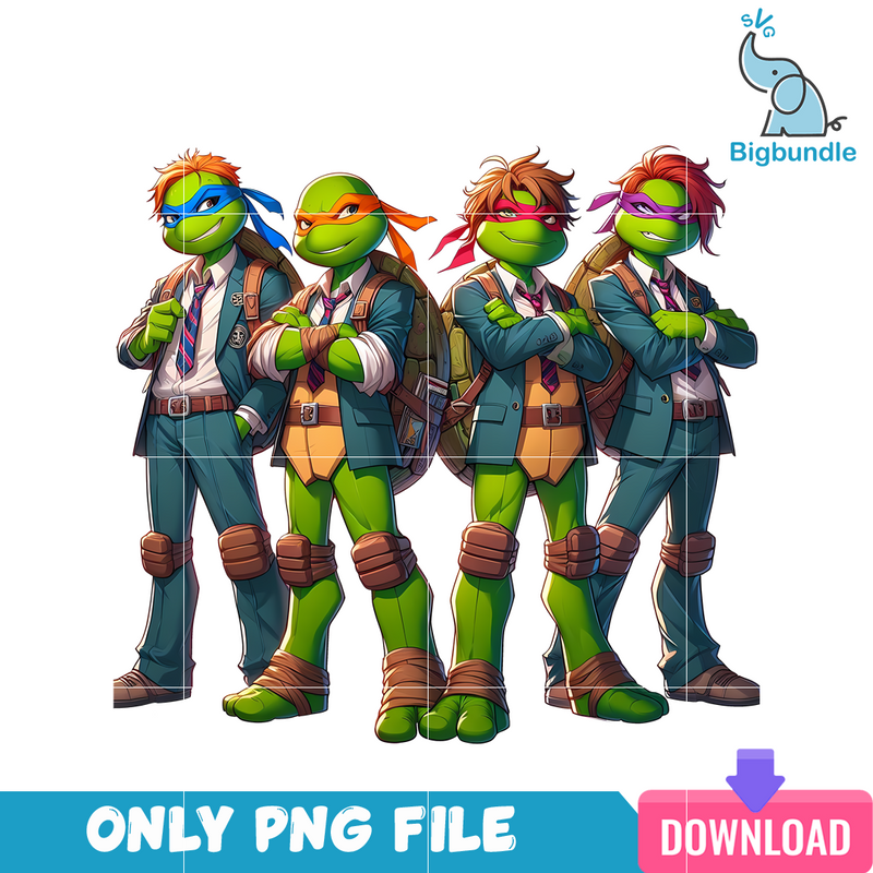 Ninja Turtle High School PNG