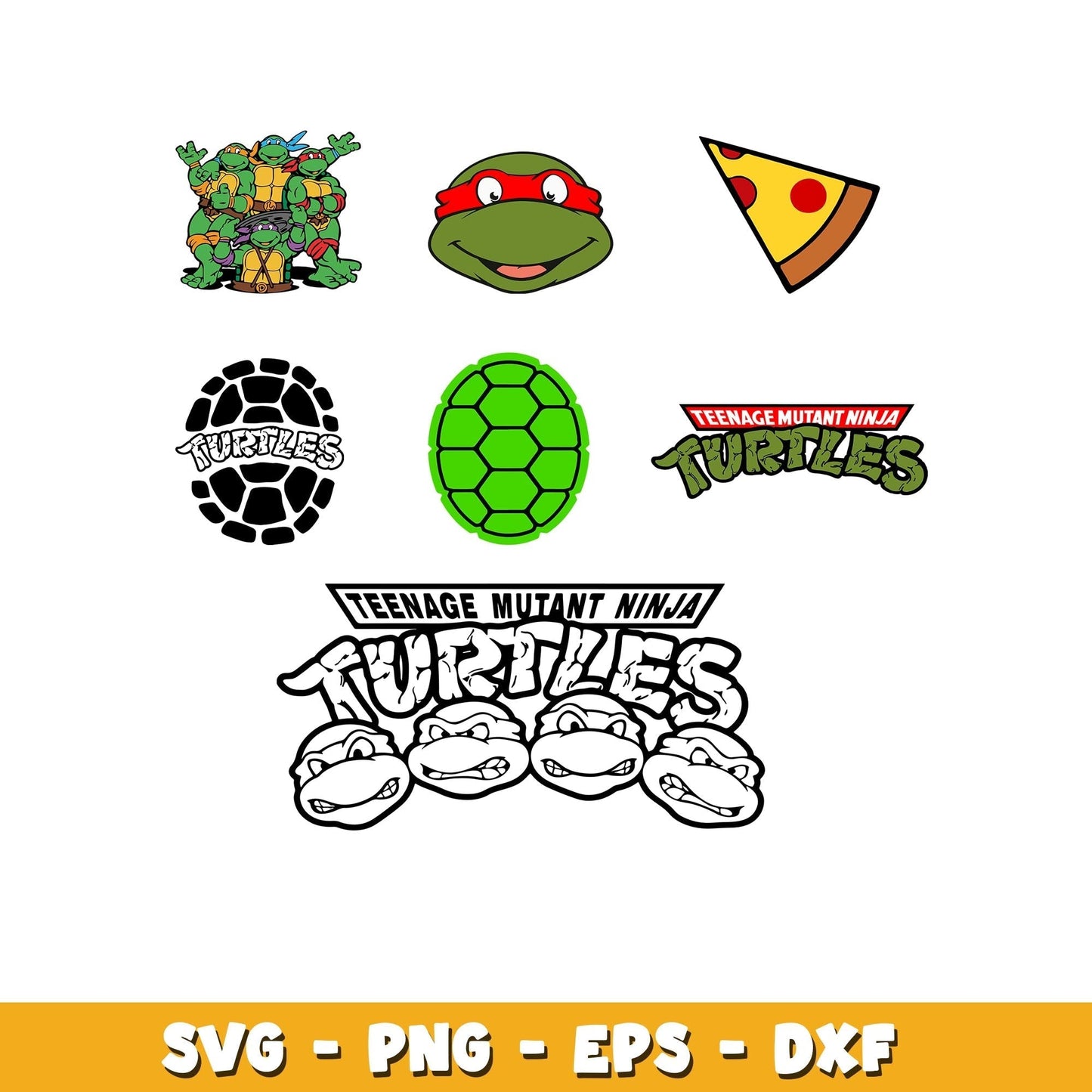 Ninja Turtles svg, teenage mutant ninja turtles bundle svg, cartoon svg